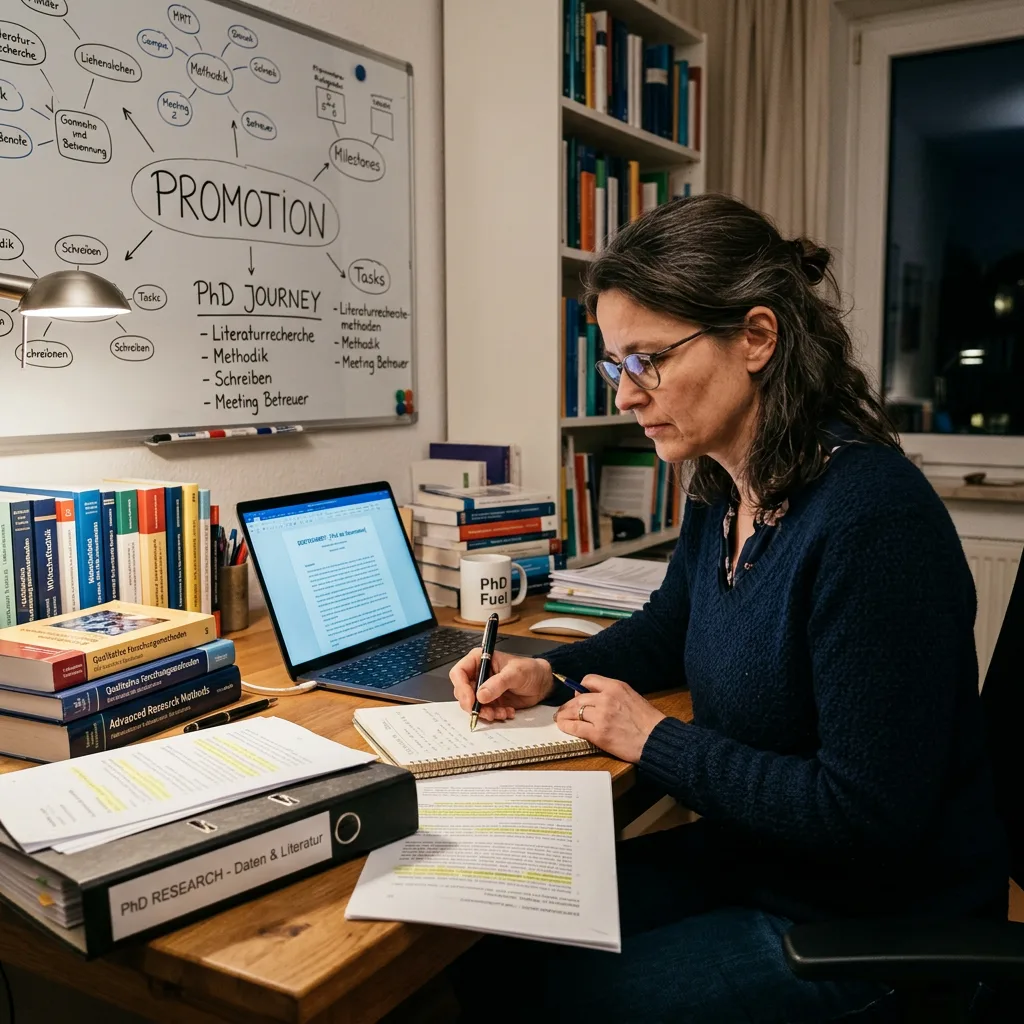 Den Weg zur Promotion strukturiert planen